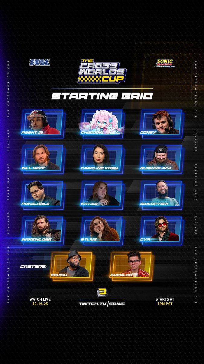 chibidokii's tweet image. Sonic Racing: Crossworlds presents "The Crossworlds Cup" 🏁 #ad

I'M RACING RIGHT NOW!!! Come watch me (HOPEFULLY) not get last place!!!

➡️TWITCH.TV/CHIBIDOKI ⬅️
