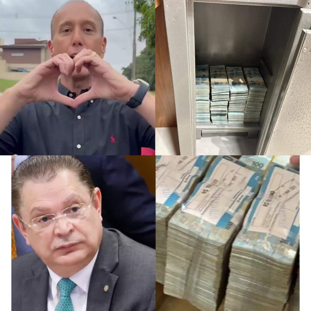 São bolsonaristas 
São ladrões  
Dizem q são perseguidos 
São caras d pau