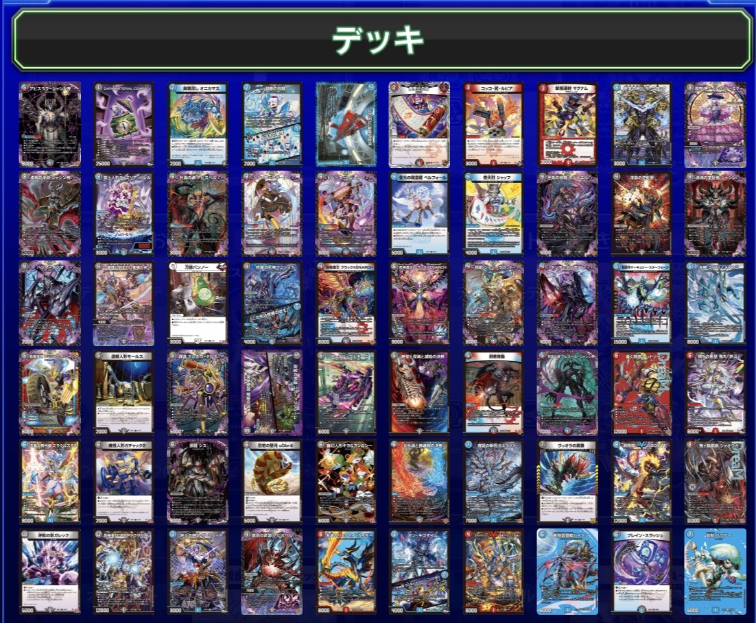 デュエチューブリーグ2025後期 第3節 FTGが使用したデッキはこちら