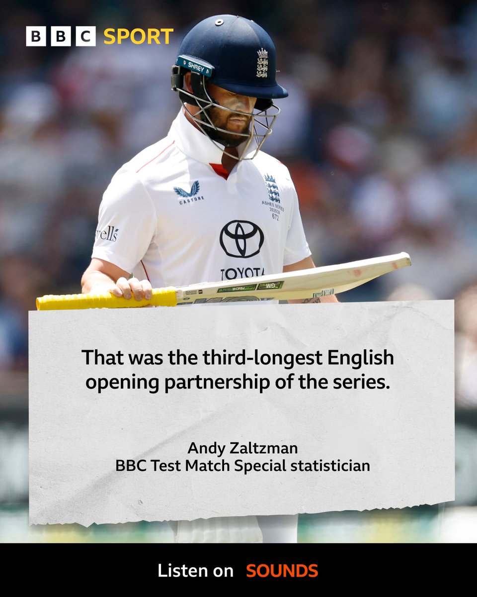 bbctms's tweet image. It took Australia just eight balls to take the first England wicket.