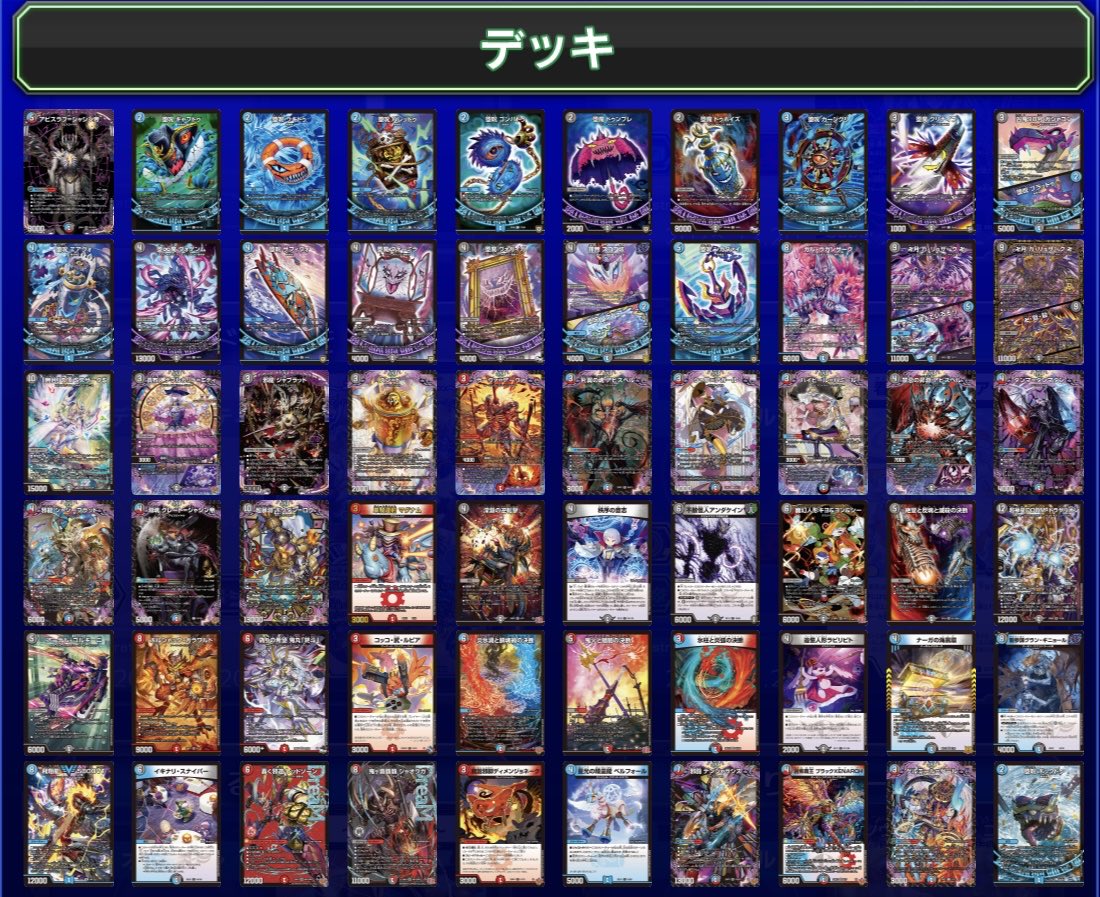 デュエチューブリーグ2025後期 第3節 金兎が使用したデッキはこちら