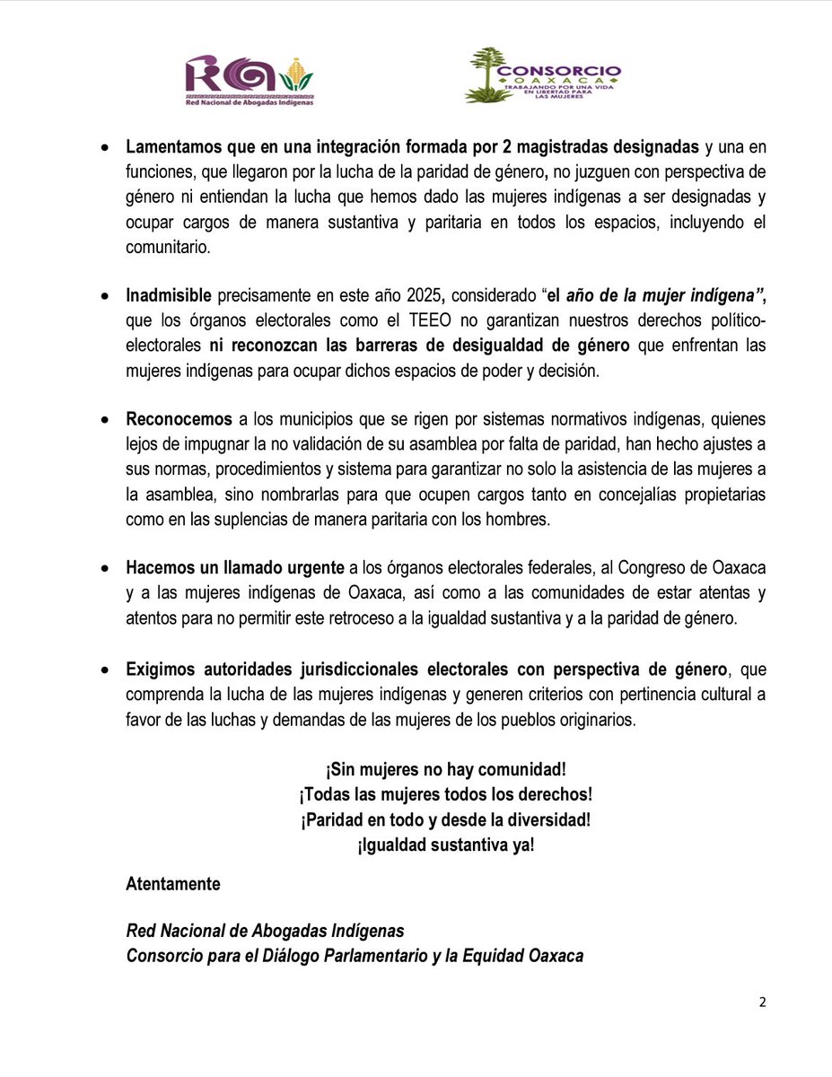 Red Abogadas Indígenas, RAI-MX🇲🇽 tweet media