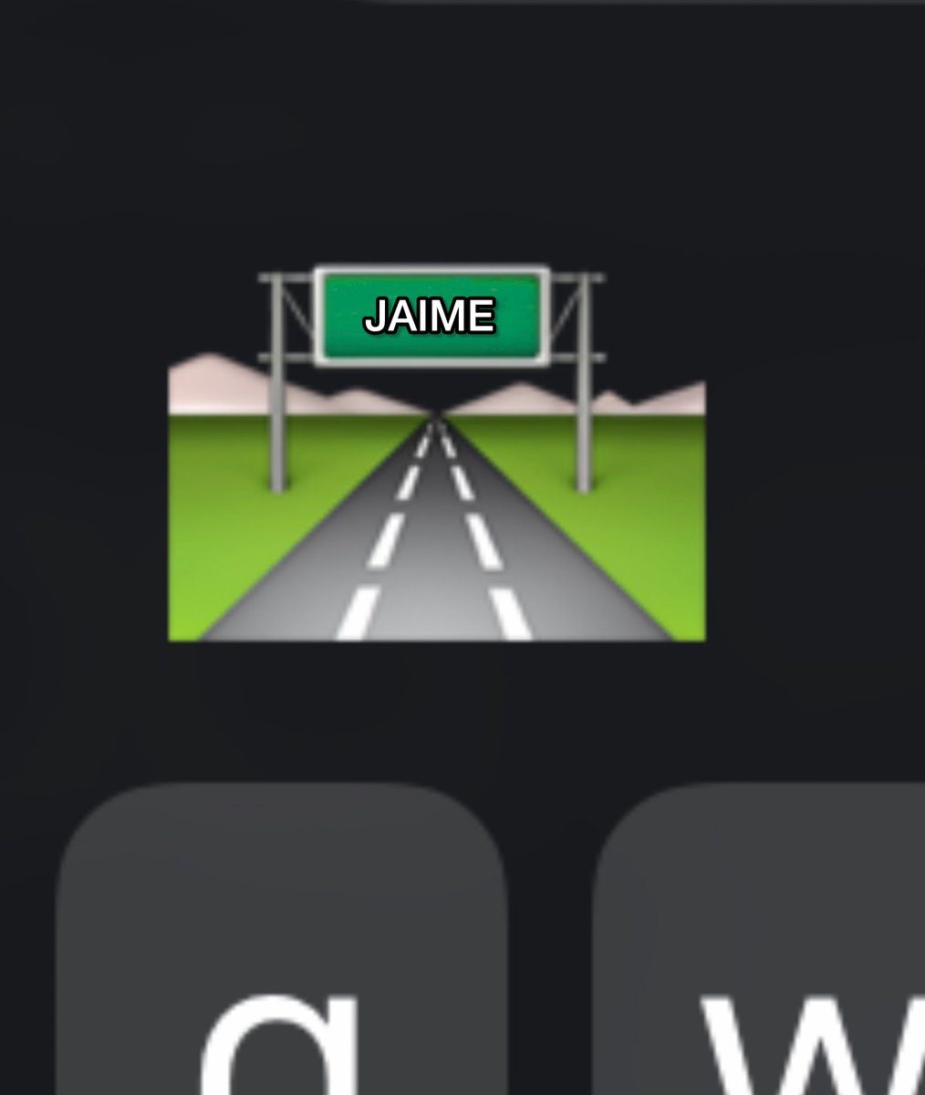 Updated the highway emoji...should be permanent @Apple