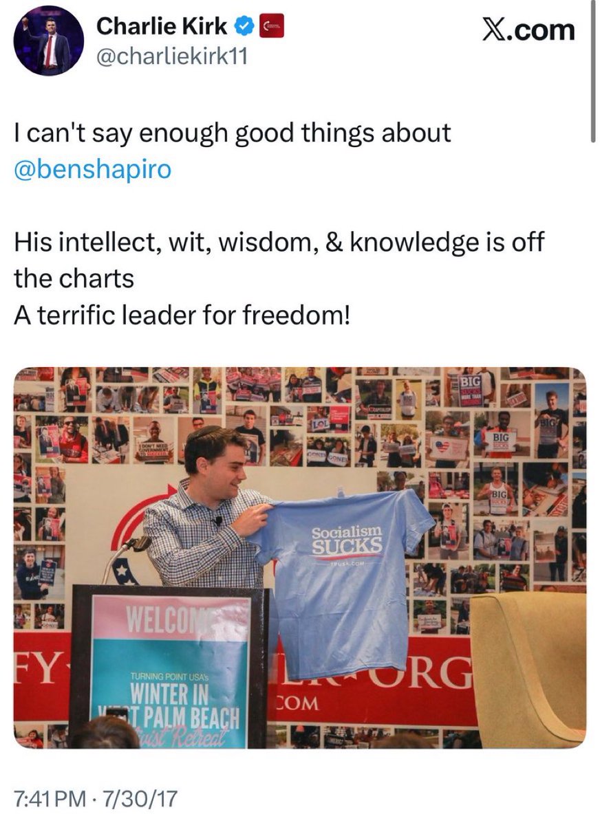 EYakoby's tweet image. Candace Owens: “Charlie hated Ben!”

Charlie Kirk 👇