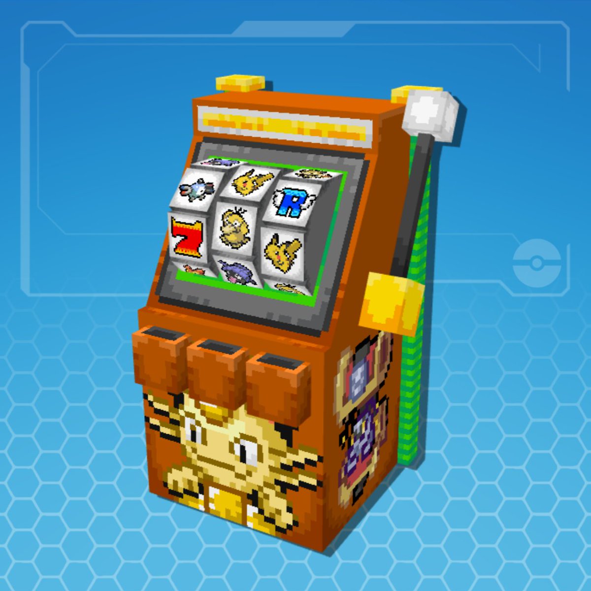 SERP_Zacek's tweet image. #SlotMachine rework for #SERPpokedrock

#Minecraft #Pokemon #Addon #Mod #Blockbench #pixelart