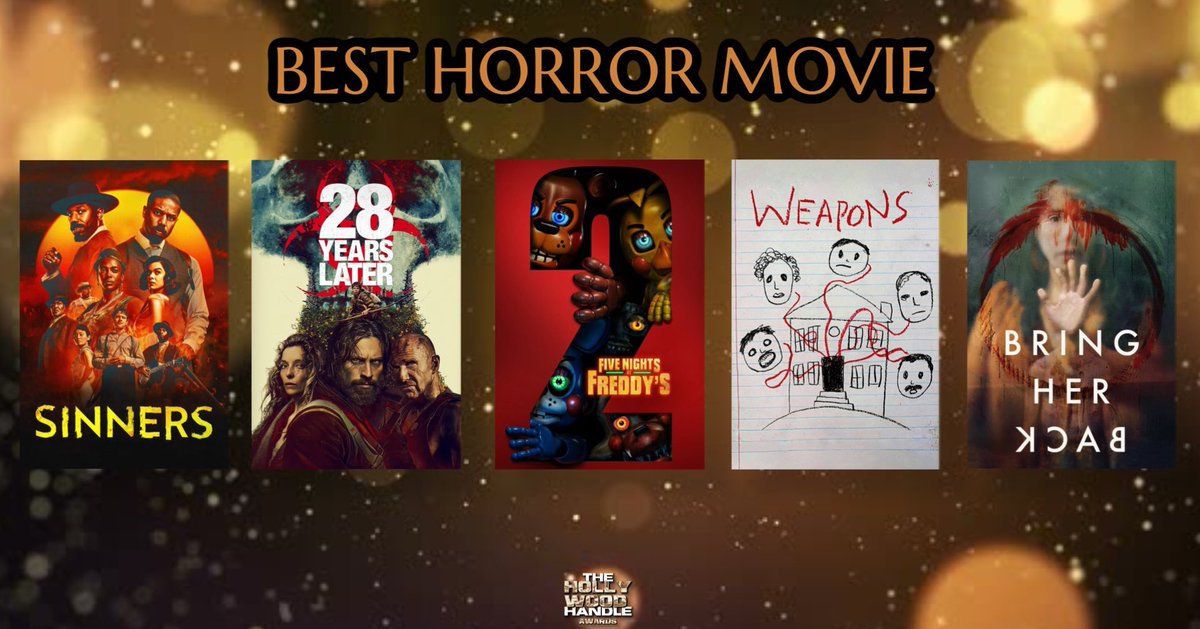 Freddys_Brasil's tweet image. 🚨 | FIVE NIGHTS AT FREDDY’S 2, da Blumhouse, foi oficialmente indicado em DUAS categorias no THE HOLLYWOOD HANDLE AWARDS 2025:

🏆 Melhor Adaptação Cinematográfica
🏆 Melhor Filme de Terror

A votação já está aberta:

thehollywoodhandle.co/2025/movies/mo…

#FNAF #FNAF2 #FNAF2Movie…