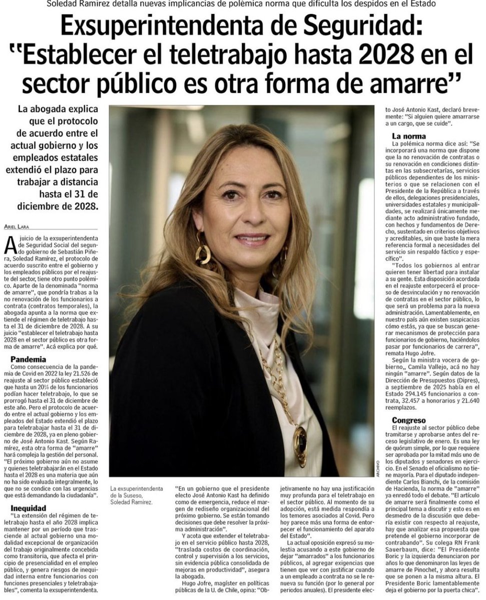 🛑BASTA DE AMARRES. 
Excelente entrevista a Soledad Ramírez. Directa y clara