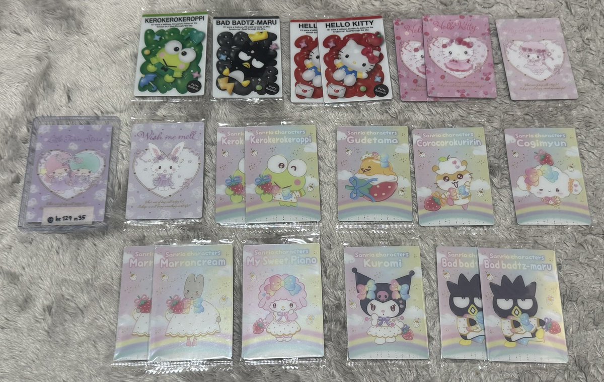 hi129n35's tweet image. 【交換】サンリオ ウエハース11

譲▶︎画像の通り

求▶︎キキララ
※断る場合もございますが前弾も検討します

できるだけ纏めて希望

郵送交換希望です。

発送日12/24(水)の予定

ご理解頂ける方よろしくお願い致します。