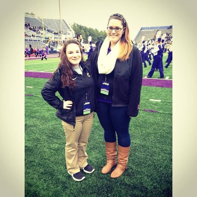 courtambrose's tweet photo. @macydanielle93 Us 10 years ago stuffing 50 balloons in my car for junior day and setting up game day recruiting tables…we never would’ve believed it. https://t.co/KtjcZEd0Tv