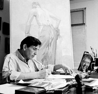 NathanFrancis__'s tweet photo. ✒️ #DavidLevine, American artist (New York Review of Books caricatures), was #BOTD 20 December 1926. #Art https://t.co/Oso5bt1V3j
