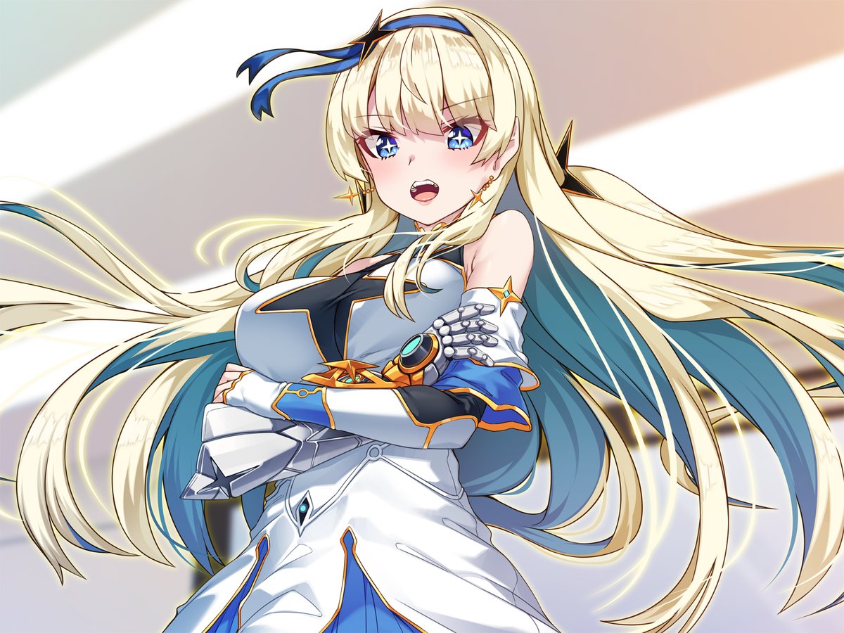 TS魔法少女スターライト
格好いいの終わり!次はエッチなシーン塗ってく 