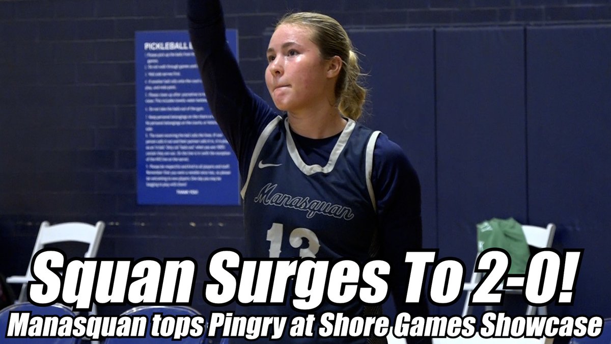JSZ_Sports's tweet image. Manasquan found another gear in the second half to get past Pingry to open up the 2025 Shore Games Showcase. American University commit Jordyn Hollawell led a balanced attack as the two-time defending Group 2 state champs improved to 2-0.

Watch the FULL highlights from Squan's…