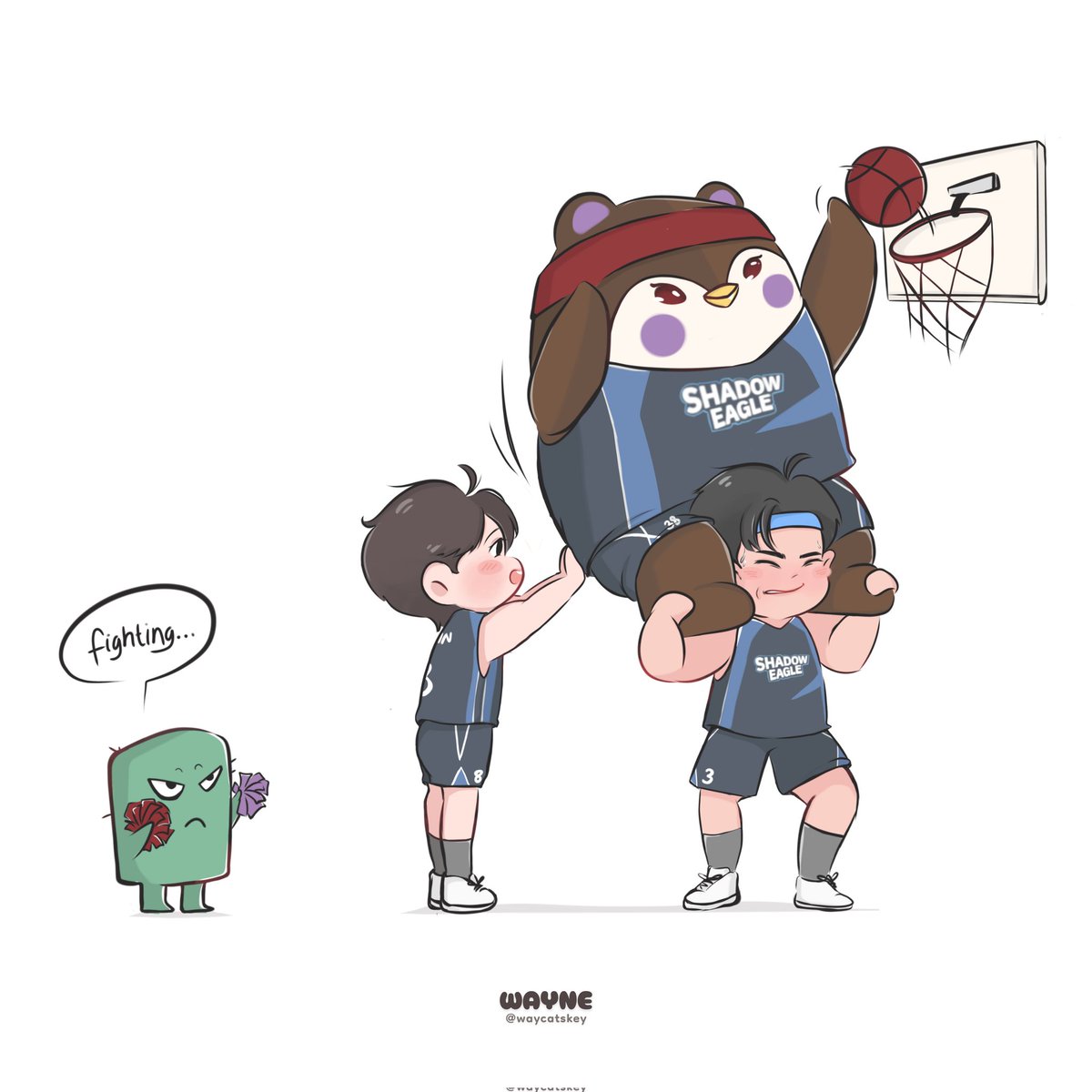 waycatskey's tweet photo. 🐻🐧🍼: Pops, dada! Can you help me?? *cannot reach the basket ring
🐻: I'll help you baby!!
🐧: don't worry baby... dada is here🥹

JOSSGAWIN GUINZLY STARLYMPICS 

#GMMTVStarlympics2025 
#JossGawin #GUINZLY https://t.co/eVVVKh7gNn