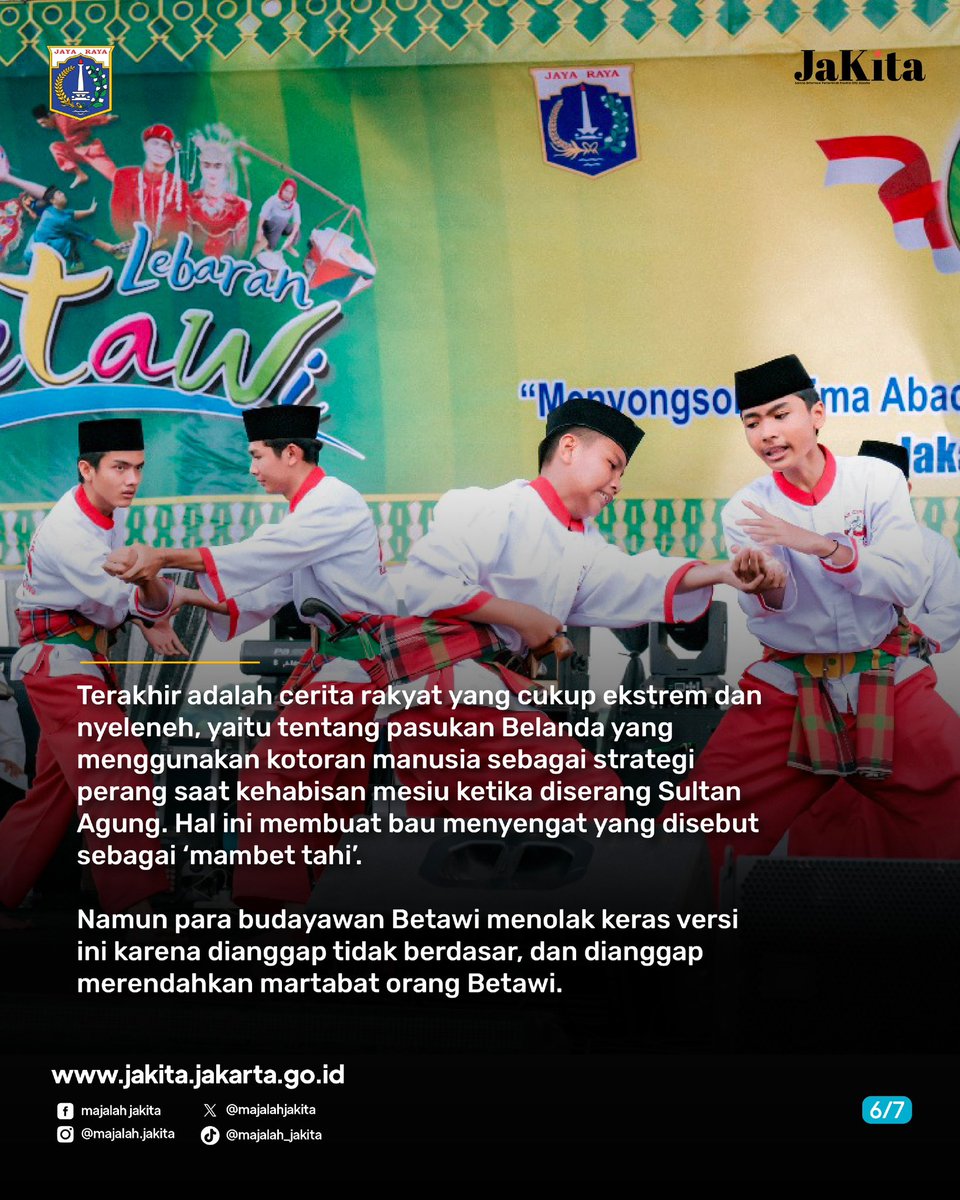 majalahjakita's tweet image. Baca Majalah JaKita di jakita.jakarta.go.id dan follow Instagram Majalah JaKita buat tahu lebih banyak informasi terbaru tentang Jakarta!

#DKIJakarta
#majalahdigitalJaKita 
#JaKita
#Betawi 
#BudayaBetawi
#AsalUsul
