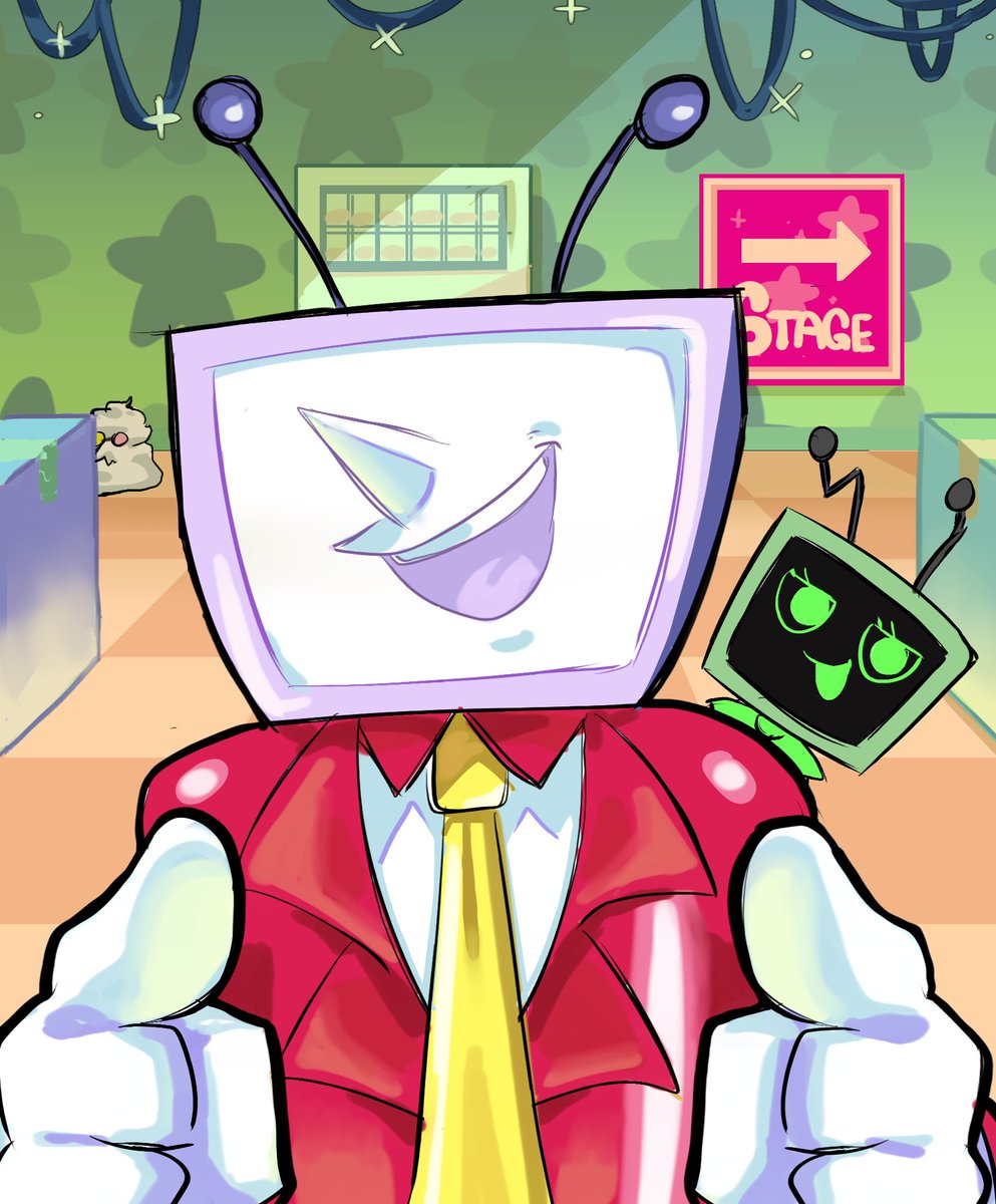 Mikaguto's tweet image. TV(ee) Time

#DELTARUNE #dandysworld #tenna