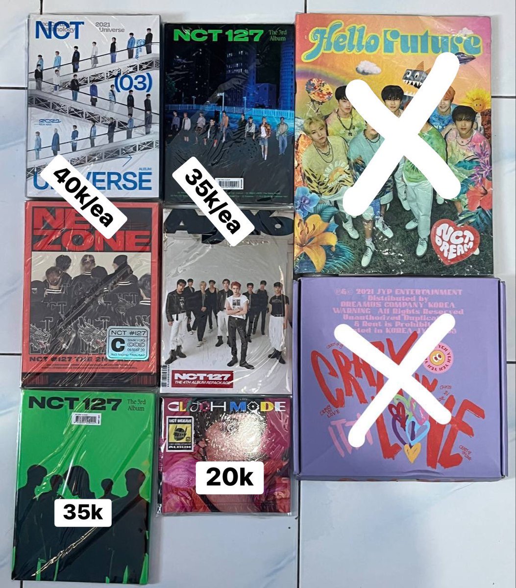 ecliplie's tweet photo. wts ALBUM ONLY, beli 2+ bisa nego, bisa oyen yaa, dom jakarta

t. wts wtt wtb aab pc photocard nct 127 dream wish universe sticky neozone ayyo glitchmode murah murce https://t.co/53jabF2ItF