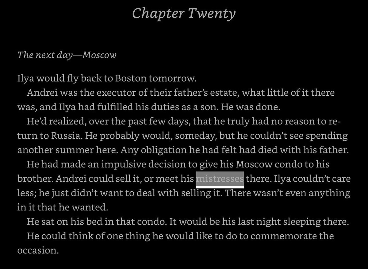lizzlekickz's tweet photo. @yrs_on_purpose In the books he decides that he’s not going back to Russia , he decides to give the condo to his brother bc he saw no reason to ever go back, or not anytime in the near or far future . So the packing was for Svetlana https://t.co/tzpbZAU7oz