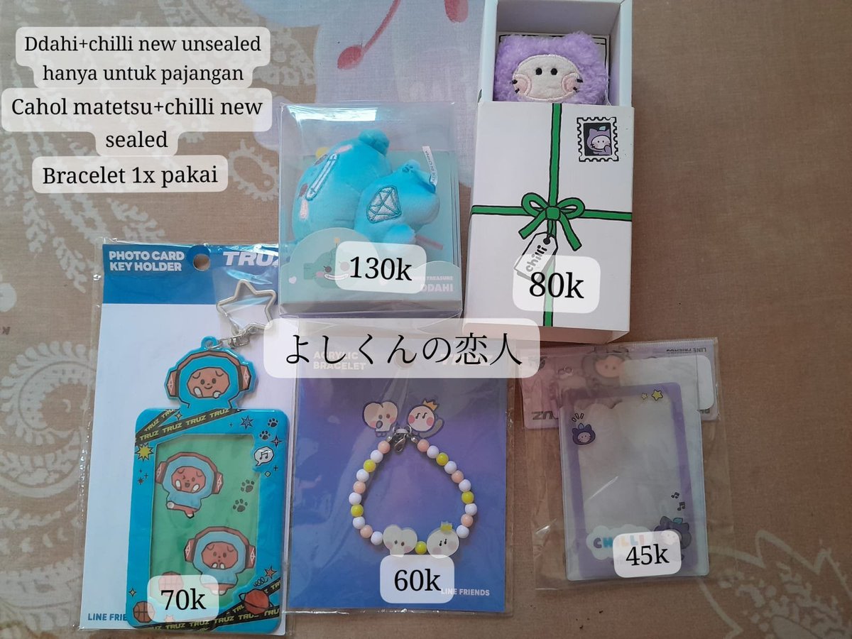 Beayoushinr_'s tweet photo. *Wts aab treasure*

Keterangan lengkap di foto yaa.. 😉
Jual merch treasure murah.. 

📍cilacap
🍊 keep event with Dp 

#WTS #TEEASURE #CHILLI #MATETSU #DDAHI #YOCHI #BONBON https://t.co/ZgrBNOrp3Y