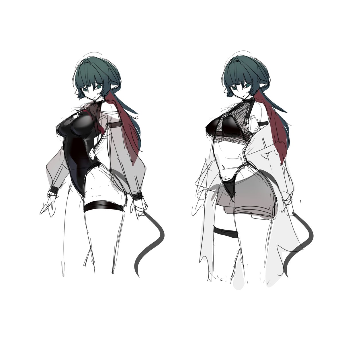 🥺수영복이면 이런 느낌으로 나올 줄 알았는데,,,