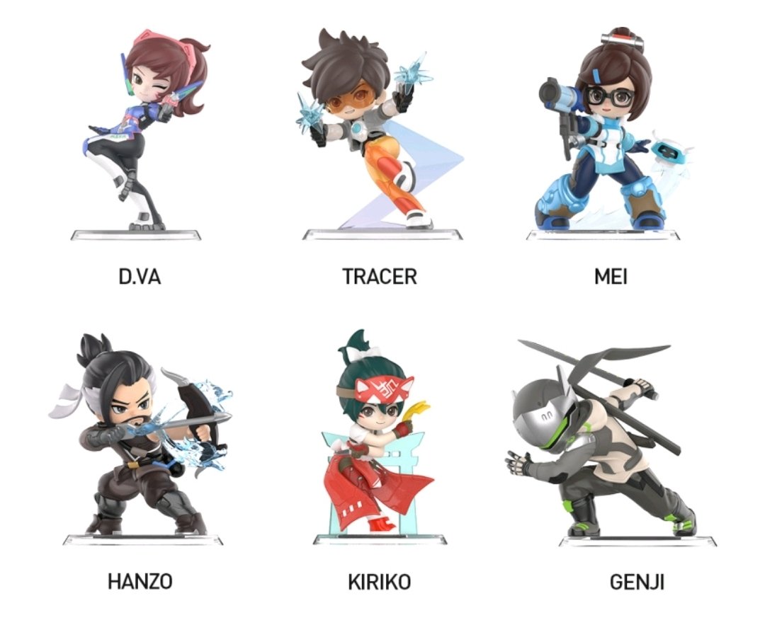 New Popmart x Overwatch figures! Pleaseeeee let this be the start