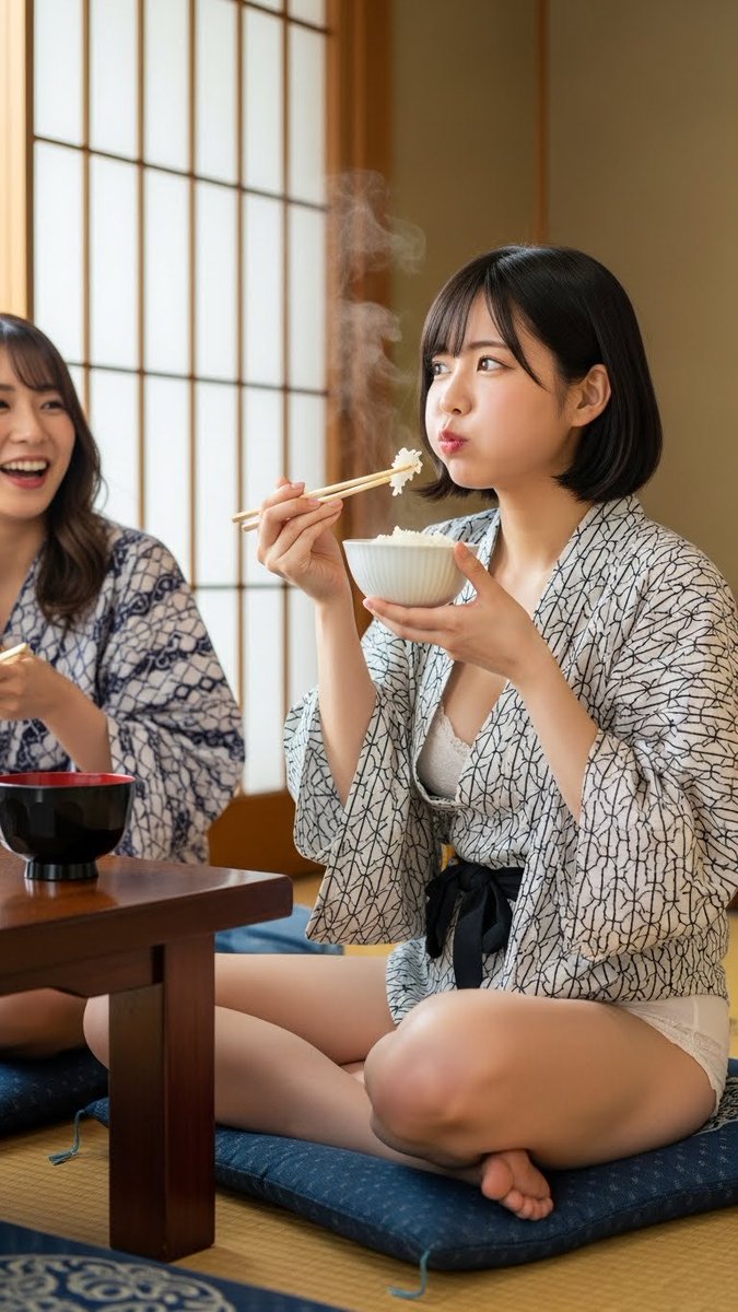 もぐもぐもぐ♡ しあわせ～♡ Delicious food, happy moments, cozy