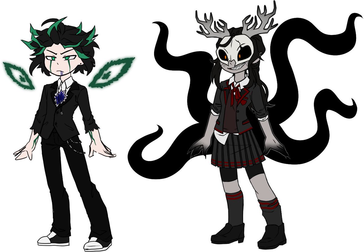 rexiipher's tweet image. Official References for the PROM Outfits from the FINALE of Freak Show!

Plus BONUS References for Wendy and Rev's final forms!

#FreakShowRP