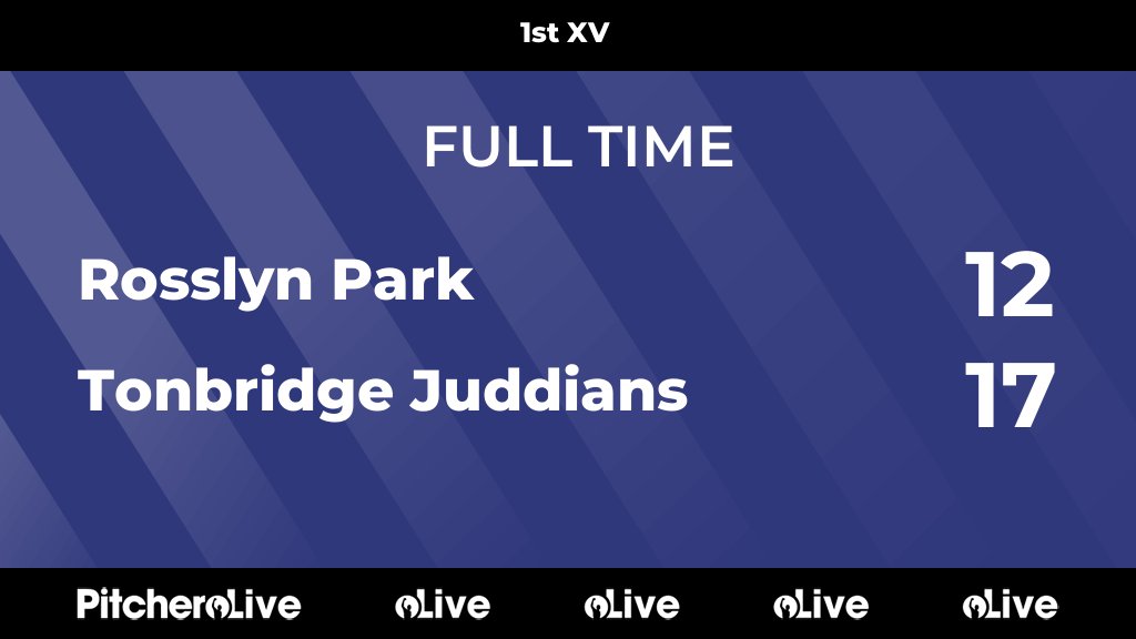 TJRFC's tweet photo. FULL TIME: Rosslyn Park 12 - 17 Tonbridge Juddians
#ROSTON #Pitchero
https://t.co/7ia7im0MrJ https://t.co/Bs9acSFGjv