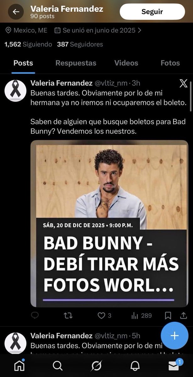 Estafavale74051's tweet photo. Cuidado con esta estafadora *VALERIA FERNANDEZ CORTINA* 

Está diciendo que vende boletos para Bad Bunny porque su hermana falleció y no podrá ir. En realidad es fake, ya ha estafado a mucha gente. Cuidado! ‼️

#BadBunny #MexicoGP #Monterrey #tec #boletos #teodiamosvaleria #TEC https://t.co/nDBiYs8CJ7