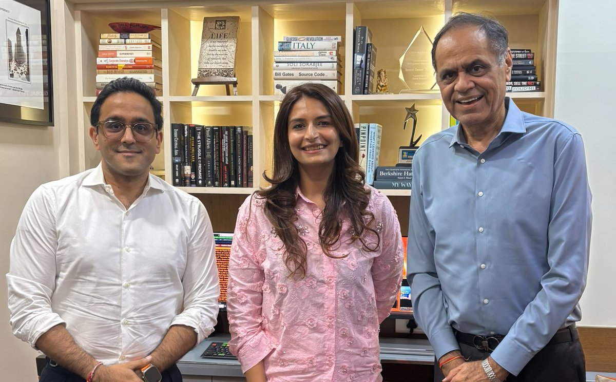 Imagine learning the stock market from Rakesh Jhunjhunwala, Ramesh Damani, and Raamdeo Agrawal, all at your dinner table.

Where most kids grew up on comics and Bollywood, he grew up on compounding and CAGR.
In his home, every conversation circled markets, conviction, and value.