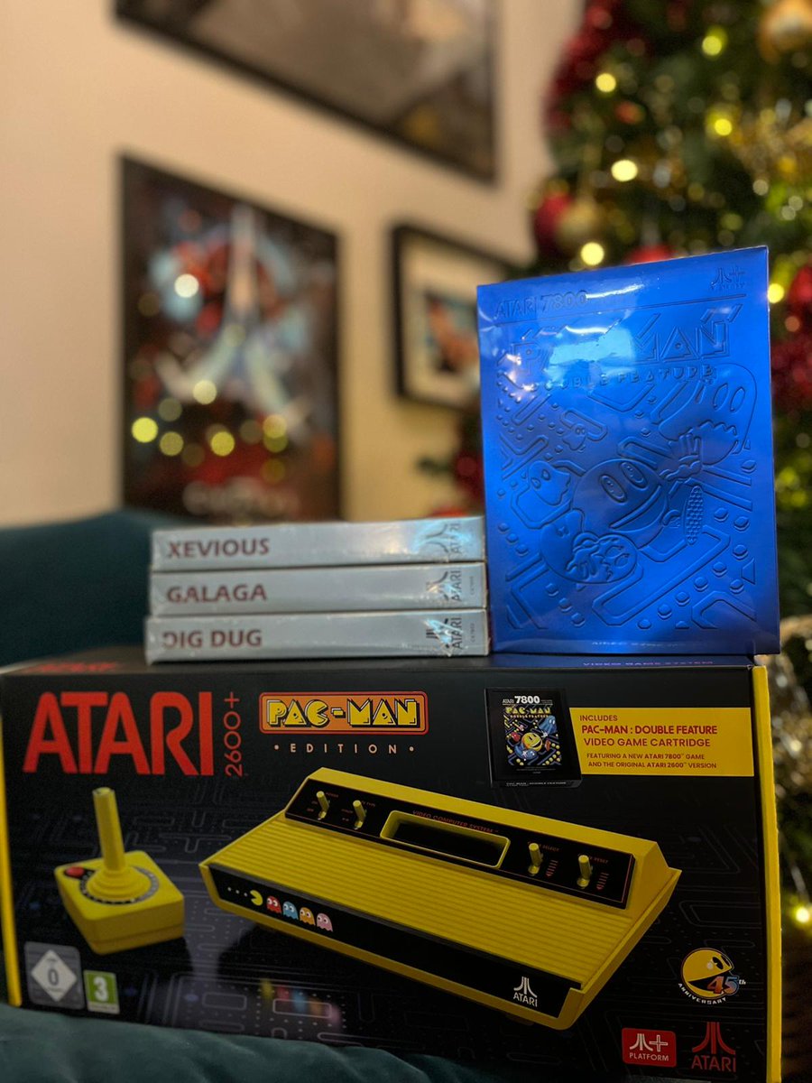 CHRISTMAS GIVEAWAY DAY 3🎄 

Time to win a LEGEND. We're giving away an Atari 2600+ PAC-MAN Edition console plus 4 games, including a limited edition PAC-MAN Double Feature Blue Edition 🔵 

To Enter: 
✨Like and Comment on this post
✨Follow us 

Ends 11am 21/12. UK &amp; IE only.