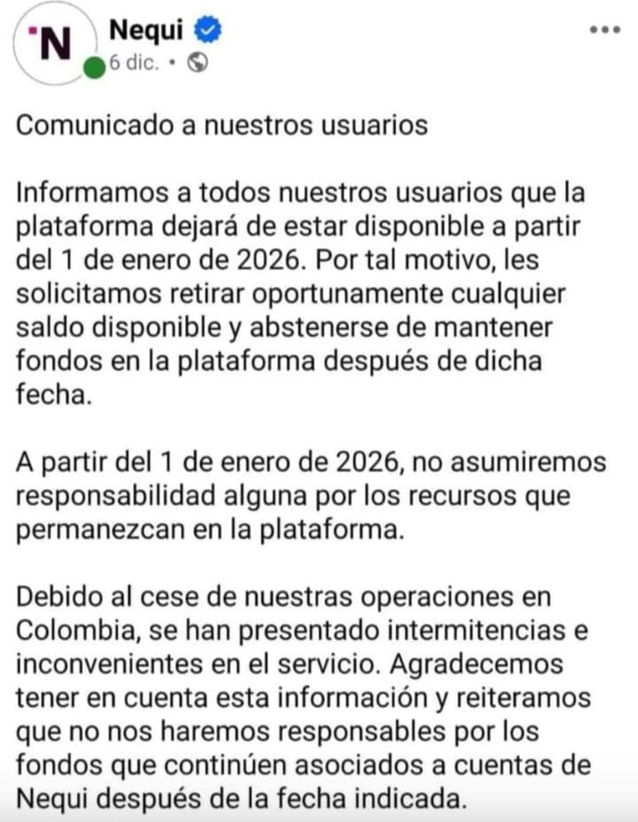 KewinLabs's tweet photo. @Nequi está circulando esto por WhatsApp.
¿Falso o verdadero? https://t.co/O1TJIEbjbg