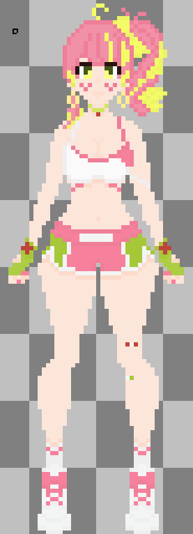 MyNameIsMine99's tweet photo. Day 7 of pixel art practice.
It's Toma time! She's a tomato! It was really awesome working on her, I love her colour palette. Can't wait to see more content from her.
#sliceoftoma https://t.co/ZyieHUOXIy