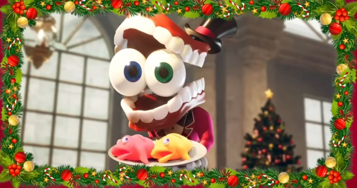 LMFAO WHAT IS HE SO HAPPY ABOUT 😭😭 acting like he didnt just murder the fish