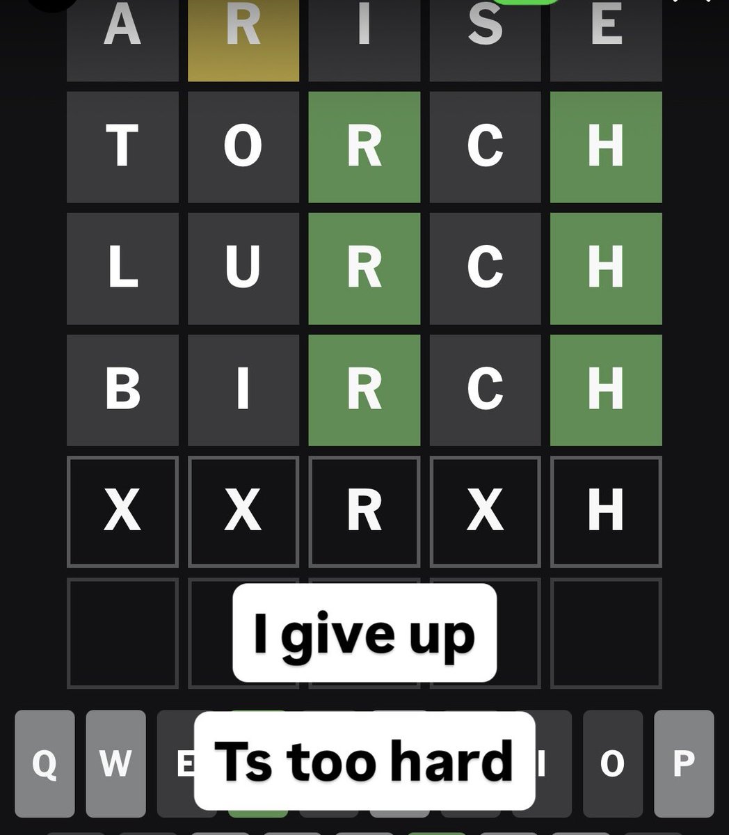 RapTV_RSC's tweet image. Double D gives up on today’s Wordle after failing to guess the word 😳