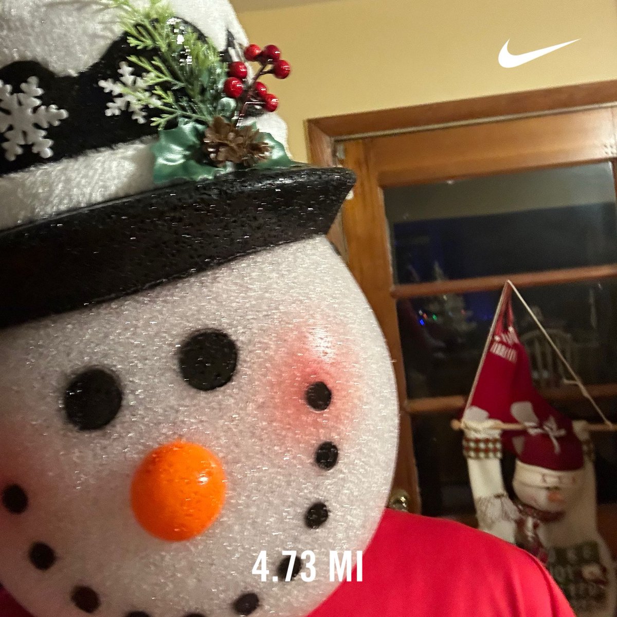 dmv1332's tweet photo. It’s a snowman say miracle!! Running 3x3 sprints for 10sec @5:10 and getting a 100% from my watch buddy!! #letsgo #snowmanday #snowmanday25 #teamrandibandanas #randibandanas #sprints https://t.co/U9JGIomX3Q