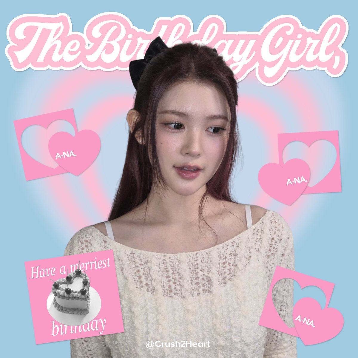 Crush2Heart's tweet photo. (…❤︎ ) 𝗖𝗿𝘂𝘀𝗵𝟮𝗵𝗲𝗮𝗿𝘁.𝘇𝗶𝗽 ⌗ Happy Birthday 𝖠͟-𝖭͟𝖺  𝅄 ꣑ৎ ࣪ㅤ𓈒  May laughter lace your days like golden threads, may dreams waltz softly in the hush of midnight, and may your heart, light as a whisper, roam free on the winds of wonder. ₍ᐢ.  ̫.ᐢ₎ https://t.co/xS4UOk4qUD