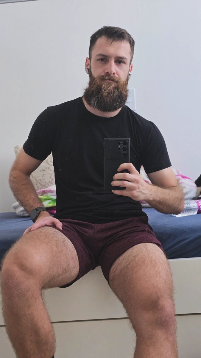 Hoje foi de pernas, será que o resultado está vindo? 🐻🖤