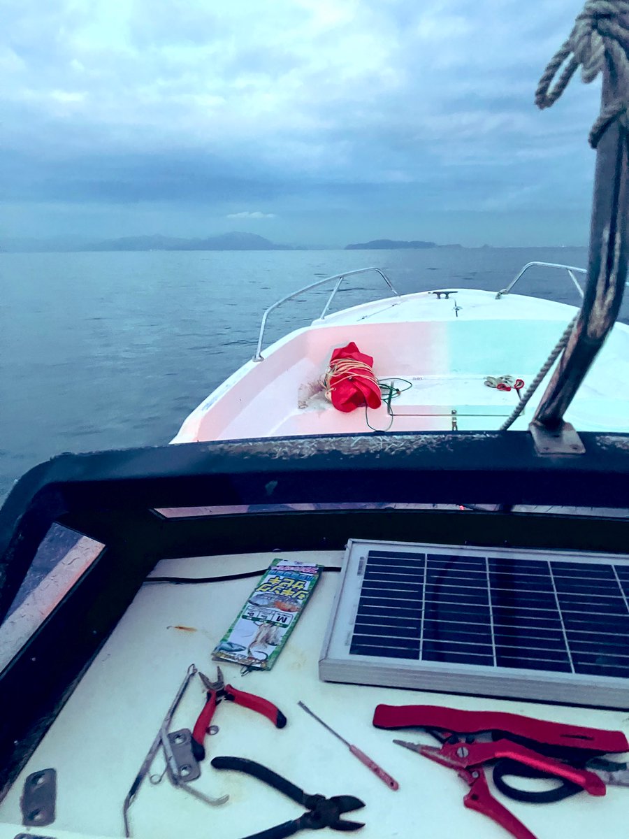 今日はなにが釣れるかな？( ・∇・)