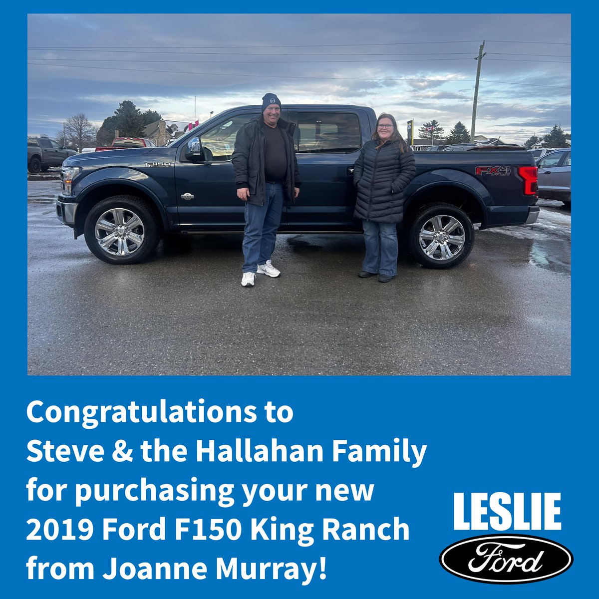 Congratulations to all of our newest members of the #LeslieFordFamily!
We hope you're loving your new rides! 💙🤍
#LeslieMotors #NewCars #Ford #FordCanada