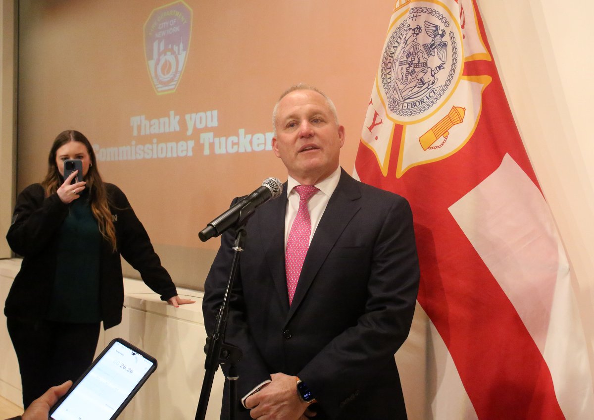 FD4D's tweet image. Today, the FDNY held a walkout ceremony for Fire Commissioner Robert S. Tucker. Tucker who held for position for a little more than a year is widely credited with restoring morale and confidence along with several initiatives aimed at diversity, community awareness and reducing…