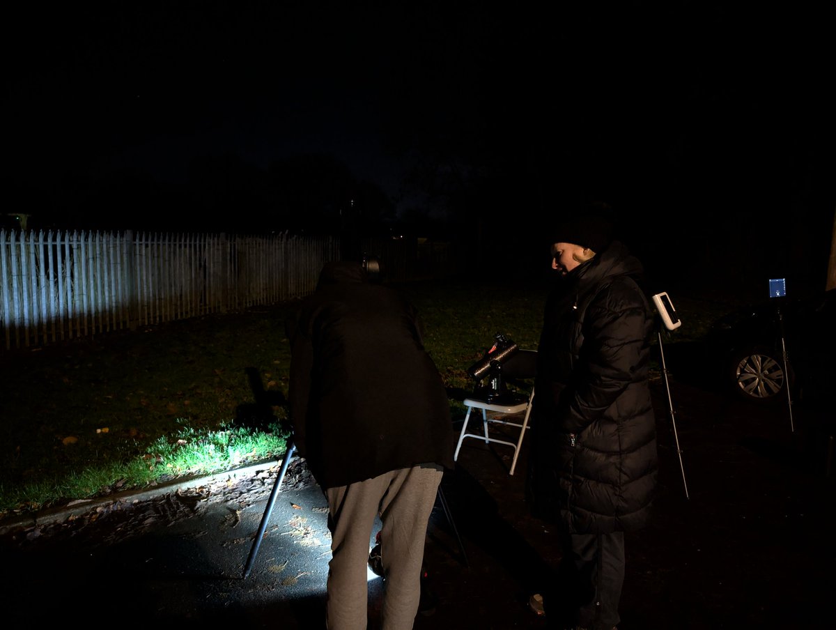 StarWyth's tweet photo. What a way to end 2025! 🌌 Our final star gazing night at Gatley Hill was magic. Despite a brief cloud cover, we saw Jupiter, Saturn, the Seven Sisters, and Orion! 🔭

Huge thanks to Alan—his Newtonian telescope views were breathtaking. That’s a wrap for our 2025 events! ✨ https://t.co/574EQd1iae