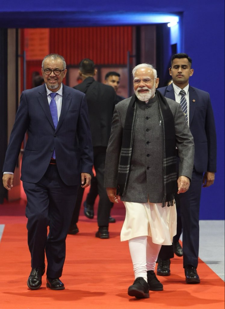 My sincere thanks to Prime Minister <a href="/narendramodi/">Narendra Modi</a>! 

Under your leadership, #India has helped elevate traditional medicine on the global health agenda. 

From establishing the <a href="/moayush/">Ministry of Ayush</a> dedicated to advance traditional medicine, to supporting the creation of the <a href="/WHO/">World Health Organization (WHO)</a> Global