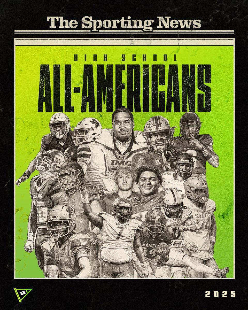 sportingnews's tweet image. The Sporting News 2025 High School Football All-America Team 🏆

🔗: sn-now.com/HSFBAA