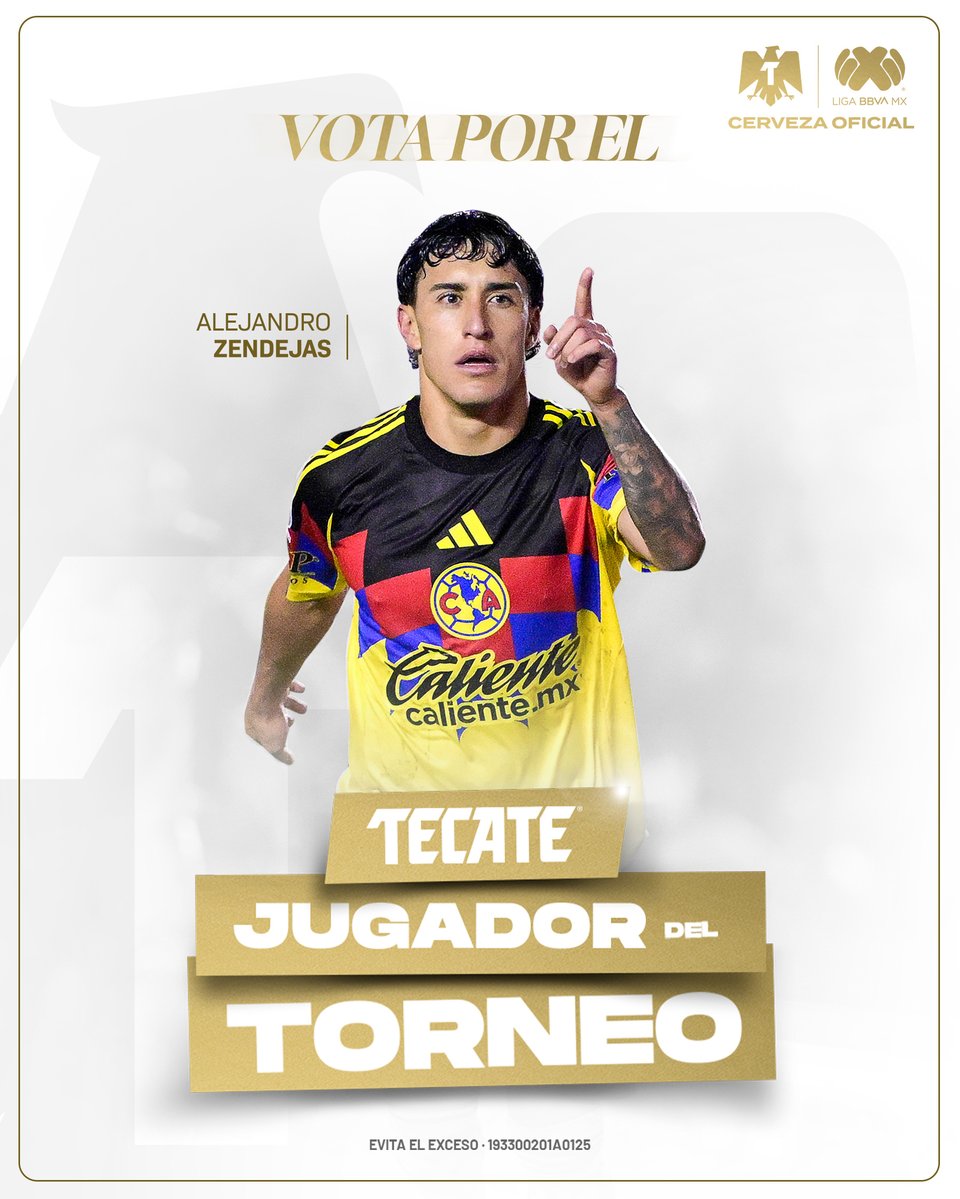 LigaBBVAMX's tweet image. Desequilibrio, gol y personalidad. 👊🦅

Alejandro Zendejas brilló con el @ClubAmerica y su actuación en el torneo lo pone entre los nominados al #TecateJugadorDelTorneo. 🔥🤩

Vota aquí 👉 bit.ly/3XYwQVq

@CervezaTecate | #TecatePorTi | #AP25
