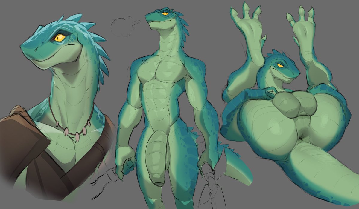 Vask, my D&amp;D lizardfolk character !