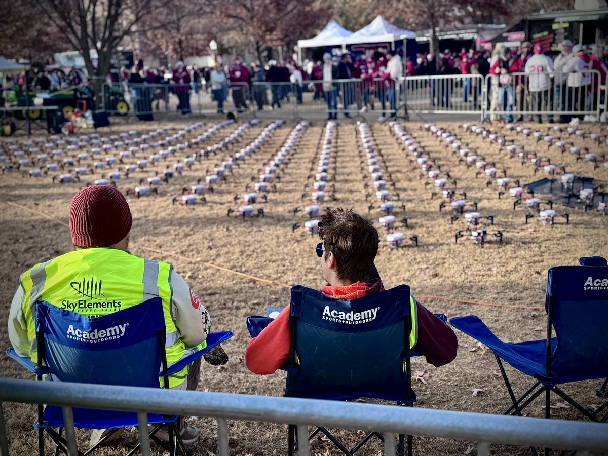 TylerJack_12's tweet photo. @JoshPateCFB no better chairs for the drone show crew here in Norman, OK. 

Shout out @Academy 🙌🏼 https://t.co/UoPNofzTno