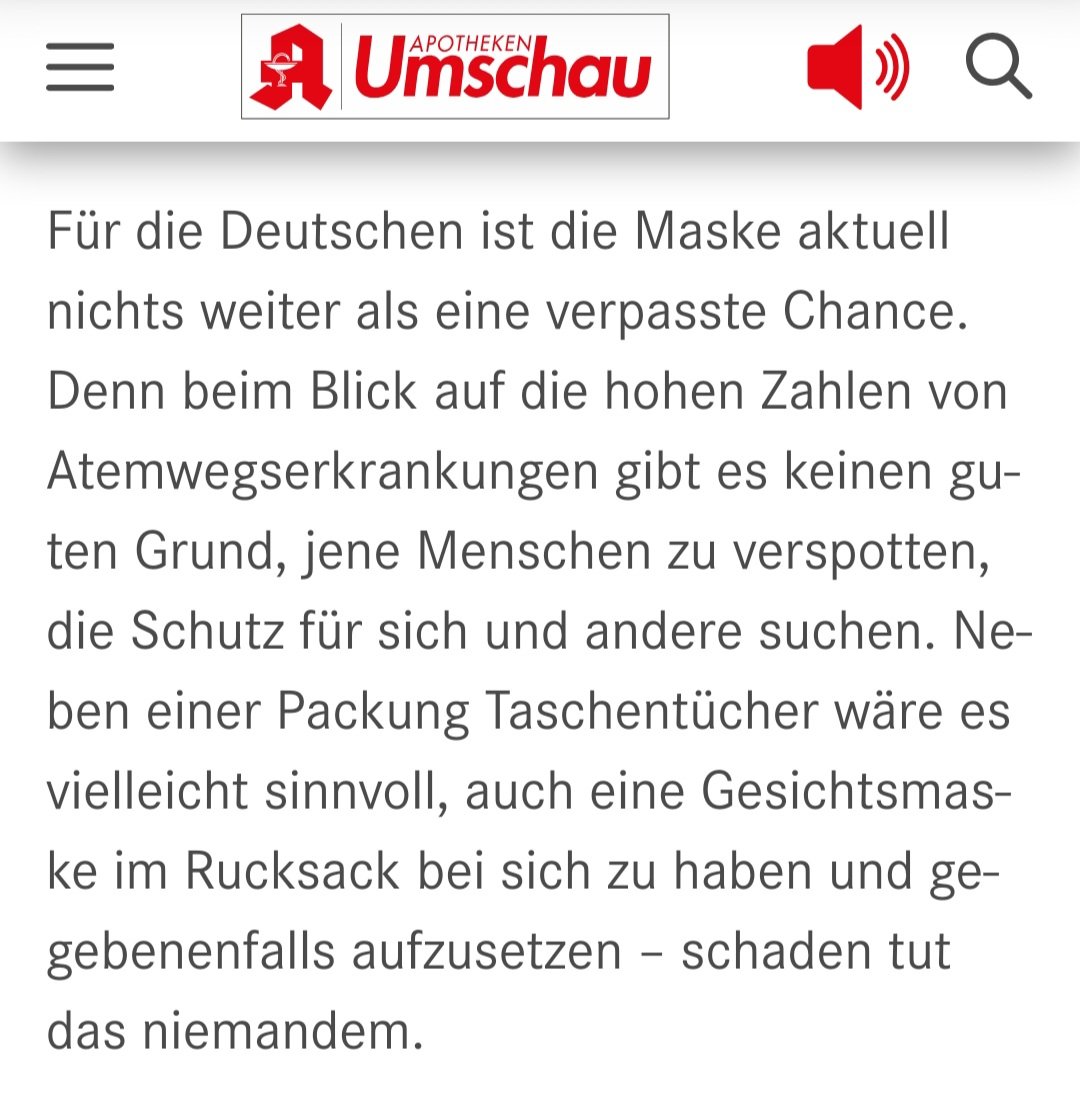 Endlich mal wieder etwas evidenzbasiertes 🎯
apotheken-umschau.de/krankheiten-sy…