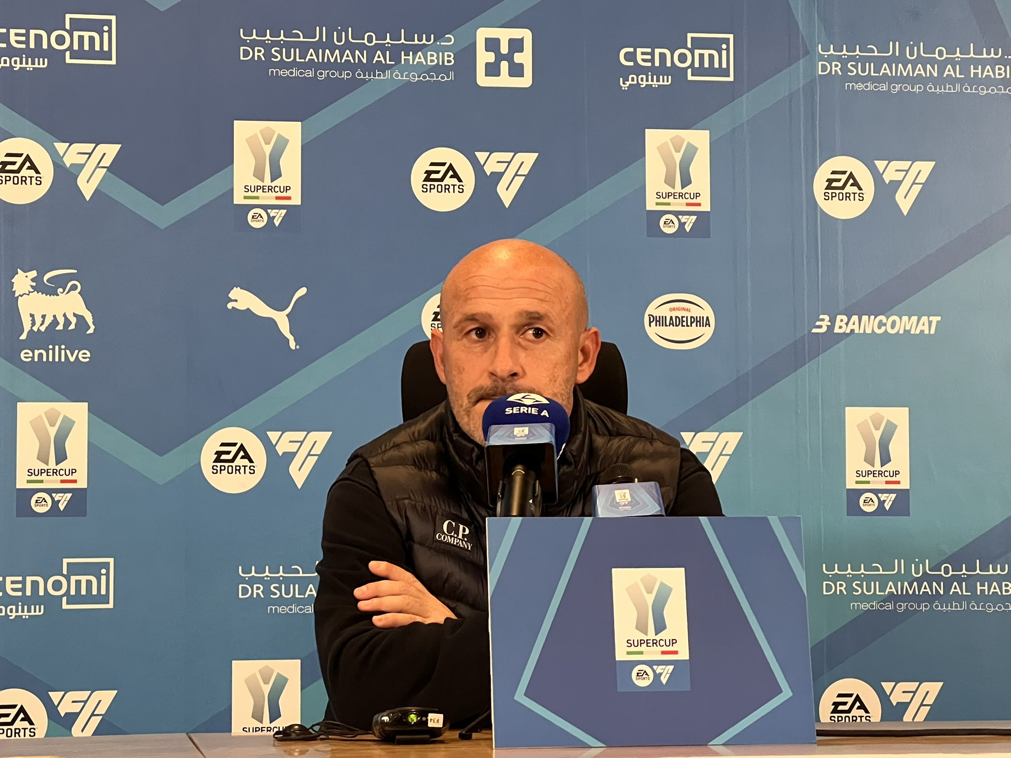 فينشينزو إيتاليانو مدرب فريق بولونيا في المؤتمر الصحافي: -لقد أثبتنا تحسنا، وما نملكه من جودة عالية وثقة في النفس، خصوصاً أننا تأخرنا أولاً بهدف، لكننا سجلنا التعادل سريعاً، وفي النهاية كنا محظوظين في ركلات الترجيح. #بولونيا_إنتر_ميلان 