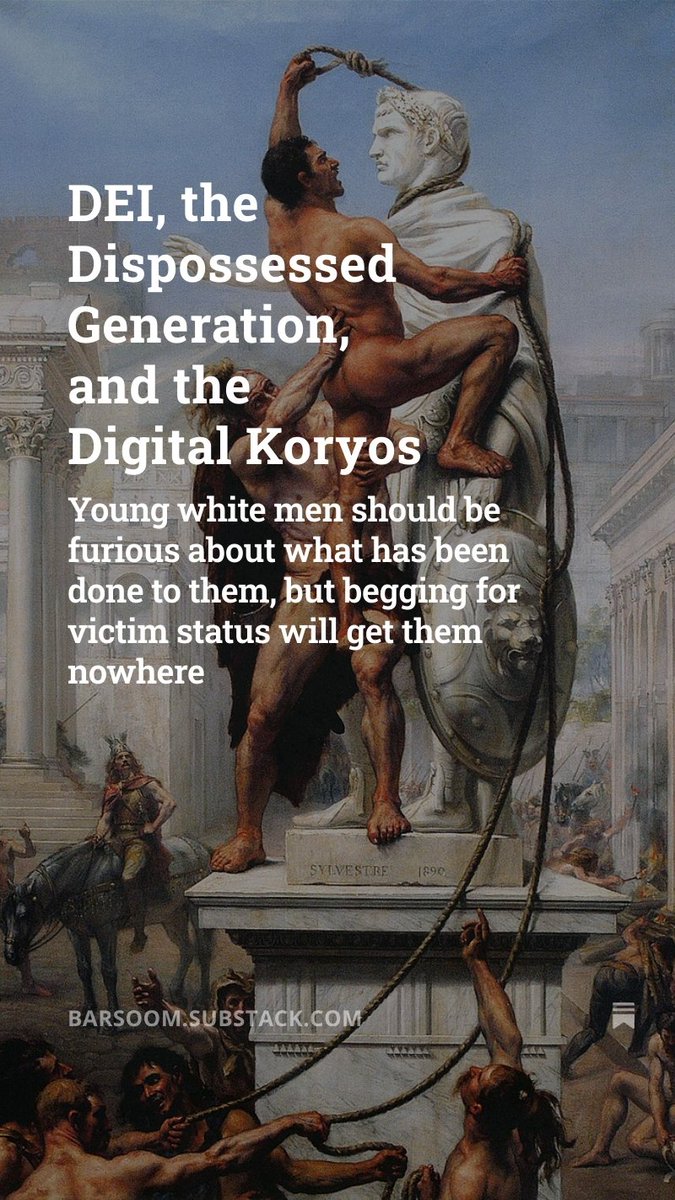 martianwyrdlord's tweet image. The crimes against young white men committed in the name of DEI are impossible to forgive, but there is no point in begging for victim status. 

Meanwhile, the gay race commissars have disgraced and discredited themselves.

It's time for retribution and reparations. Take back the…