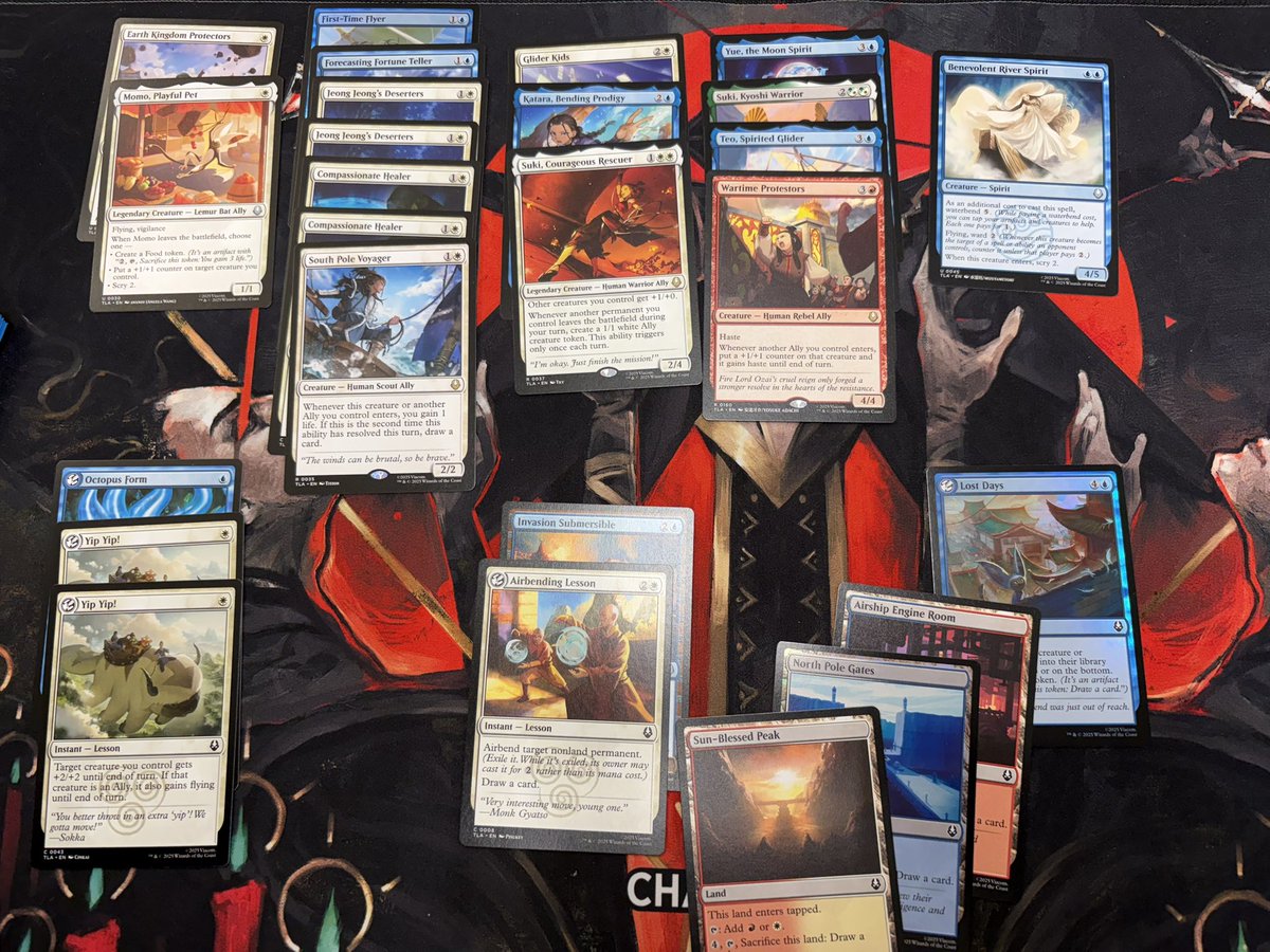 ekszit's tweet image. 4-0 erneut mit UW. Solange die weißen Rares geöffnet werden, klappt’s auch! 🥸

R1: 2-0 vs Naya Allies
R2: 2-0 vs UW Allies
R3: 2-0 vs Temur Lessons
R4: 2-0 vs Jeskai Lessons